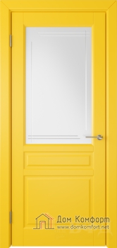 ELISS-8 желтый сатинат гравировка купить в интернет-магазине Дом Комфорт